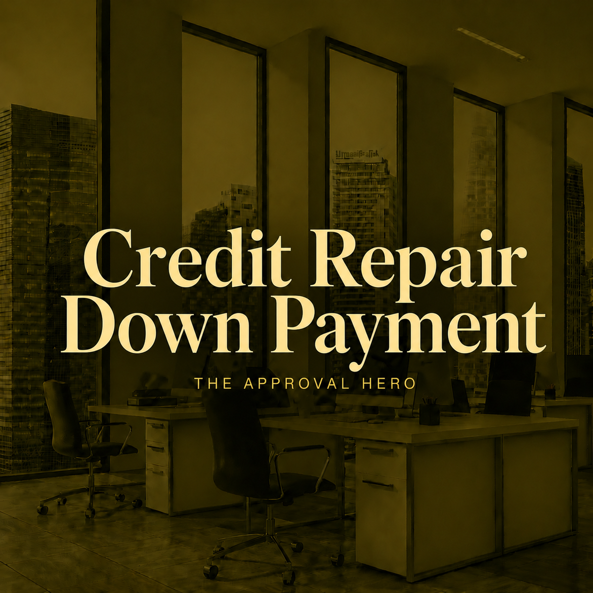Credit Repair Down Payment